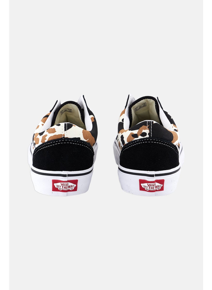 VANS - Women Lace Up Skate Shoes, Black Combo - Image 1