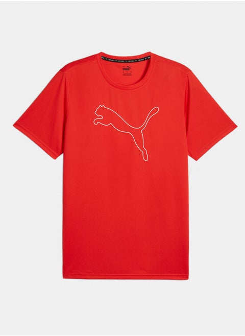 Performance Cat Tee M Red