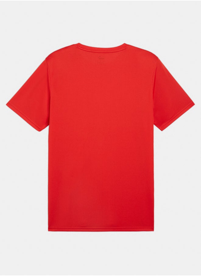 PUMA - Performance Cat Tee M Red - Image 1