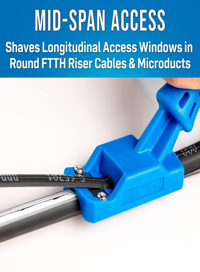 Jonard Tools WST-225 Window Shaving Tool for FTTH Cable, 8 mm-14 mm - Image 2