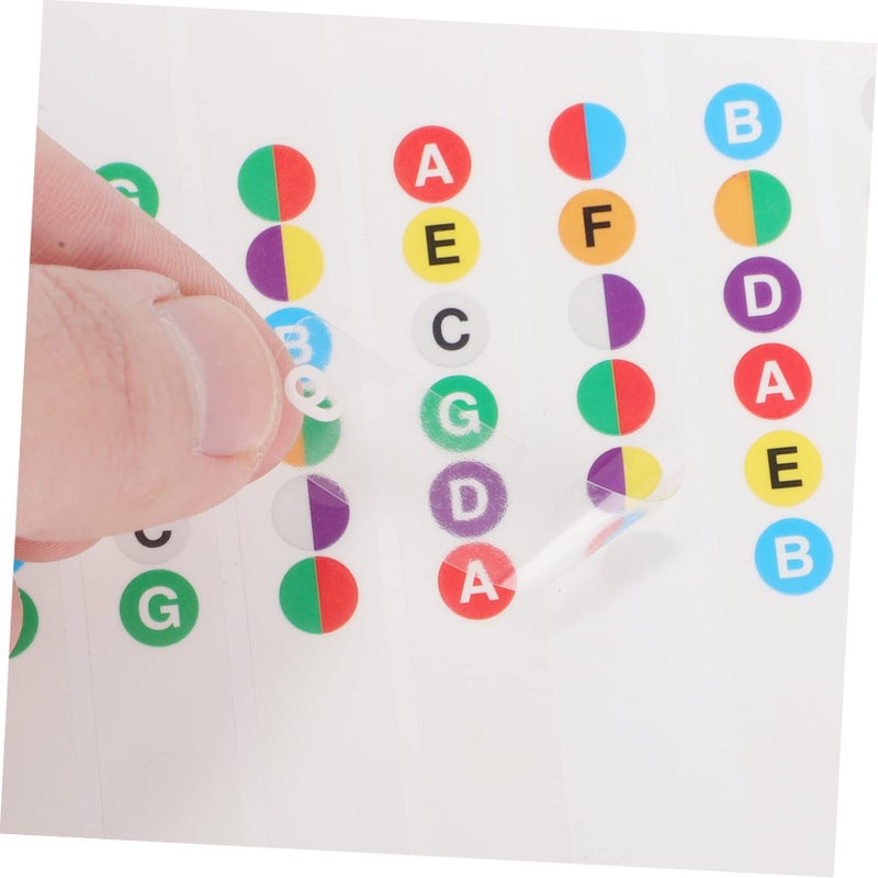 Guitar Fretboard Stickers 10pcs Easy Peel Remove Note Decals Fingerboard Guide - Image 4