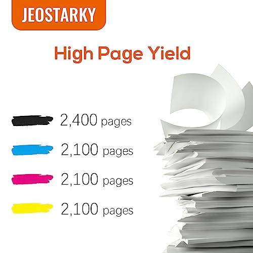 Jeostarky 414a Toner Cartridges 4 Pack Replacement for HP 414a Toner 414X W2020a Compatible with HP Color Laserjet Pro MFP M479fdw M479fdn M454dw M454dn M480f Printer - Image 4