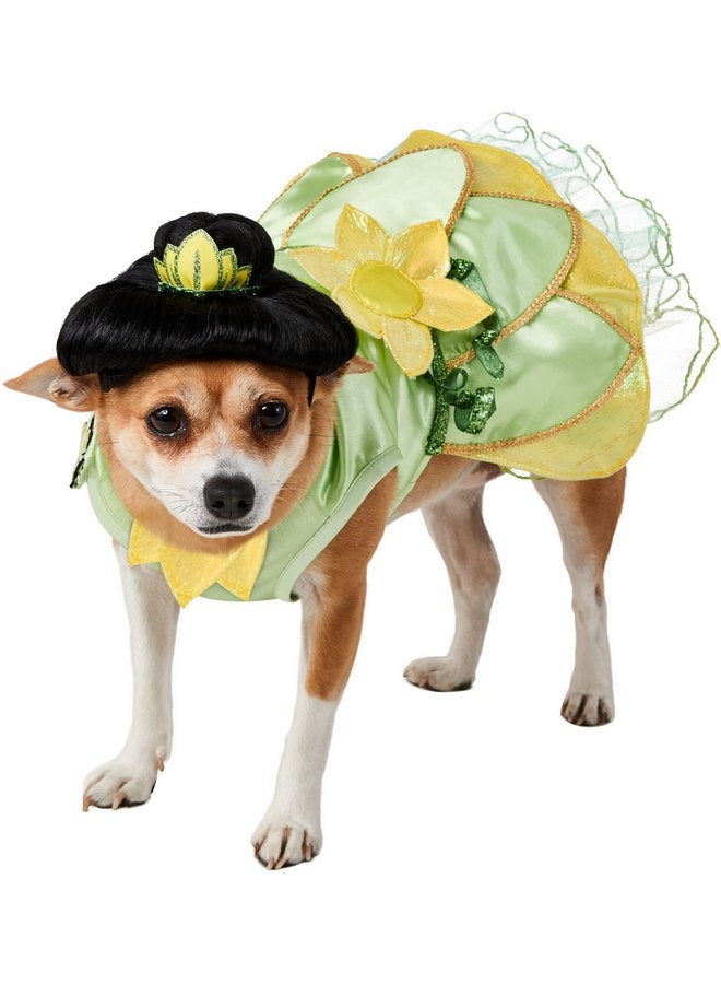 Rubies Disney Princess and the Frog Tiana Pet Costume and Wig, As Shown, Large - Image 1