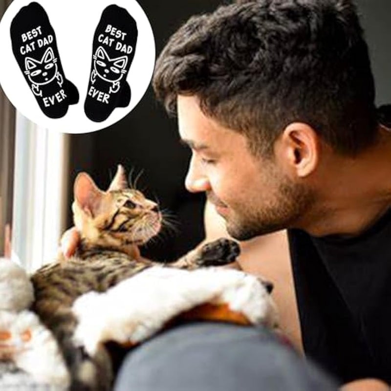 Birthday Gifts for Cat Dog Dad Cat Dog Mom,Funny Socks for Men Women  Ideas,Crazy Gifts for Animal Lovers - Image 2