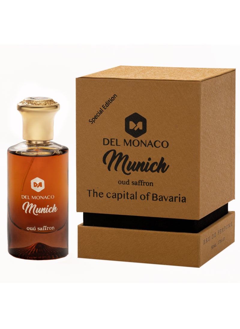 DEL MONACO Del Monaco Munich Oud saffron EDP 50 ml  - Image 4