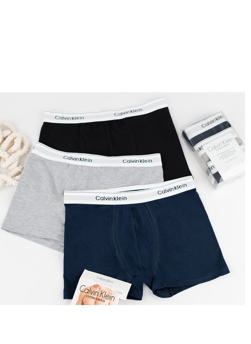 Calvin Klein Performance Boxers Men's Underwear Cotton Trunk - (3 pack) - Size XL 