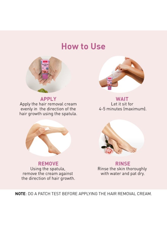 Sirona Hair Removal Cream, Bikini Hair Removal Cream for Women, Hair Removal Cream for Women, for Bikini Line, Underarm, Legs, Dermatologically Tested, for Dry & Sensitive Skin - 50 gm (Pack of 1) - Image 2