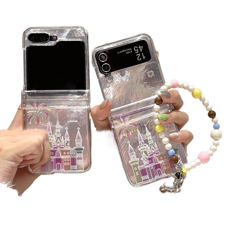 غطاء واقي | حماية من السقوط | TPU | Feather Gauze | مقاوم للصدمات لـ Samsung Galaxy Z Flip 4 - Image 2