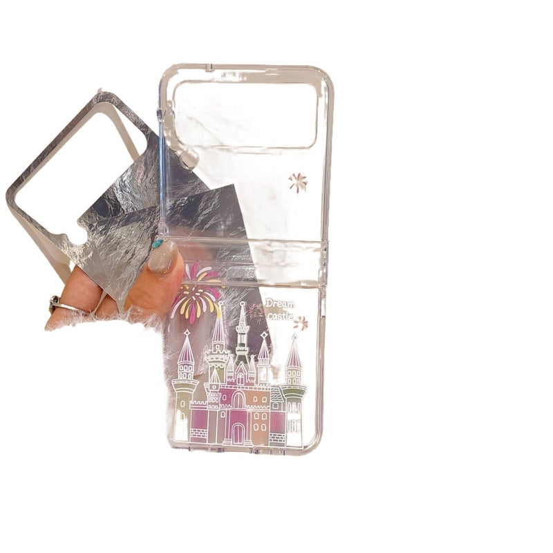 غطاء واقي | حماية من السقوط | TPU | Feather Gauze | مقاوم للصدمات لـ Samsung Galaxy Z Flip 4 - Image 5