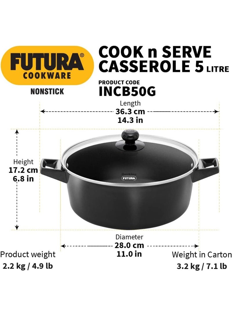 Hawkins هواكينز فوتورا إن إس قدر مع غطاء زجاجي سعة 5 لتر - Image 4