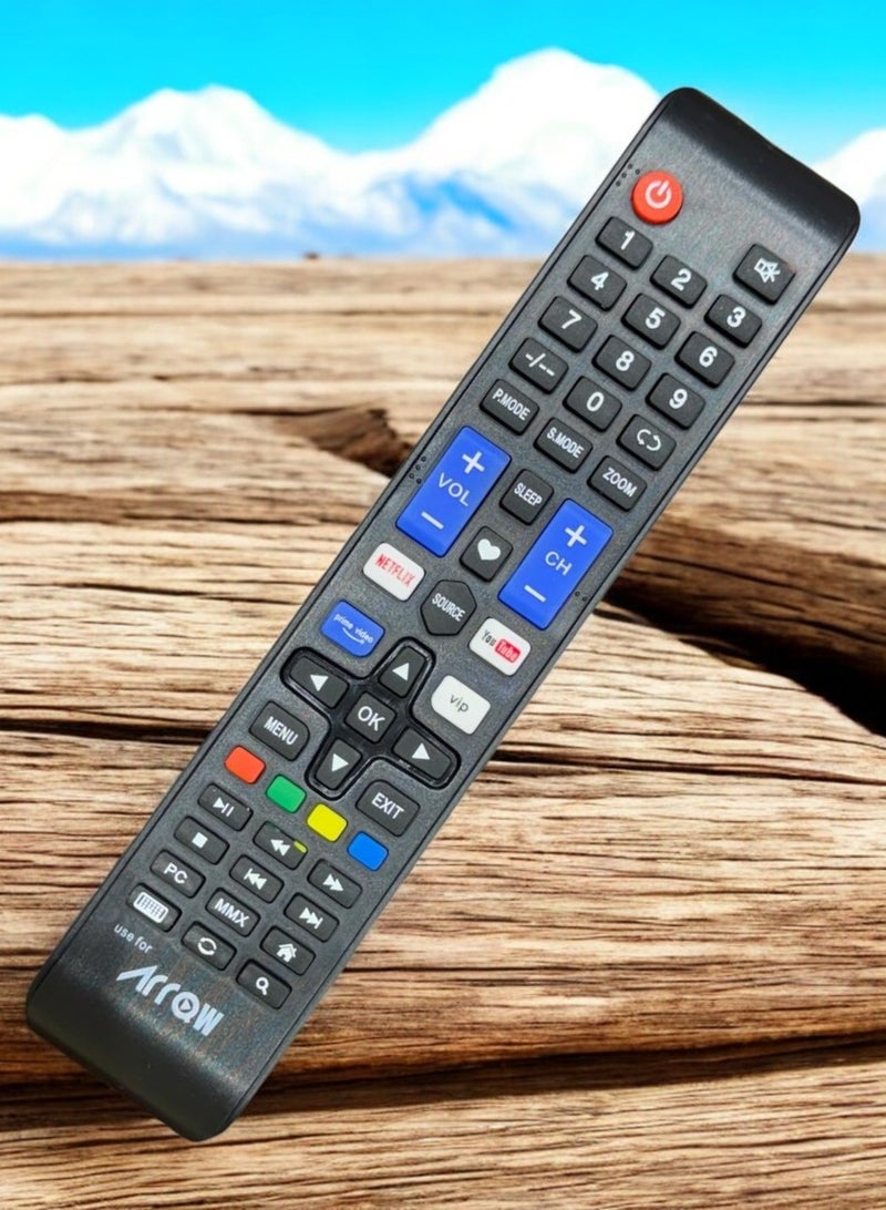 ارو جهاز تحكم عن بعد عالمي للتلفزيون الذكي مزود بأزرار اختصار - Image 2