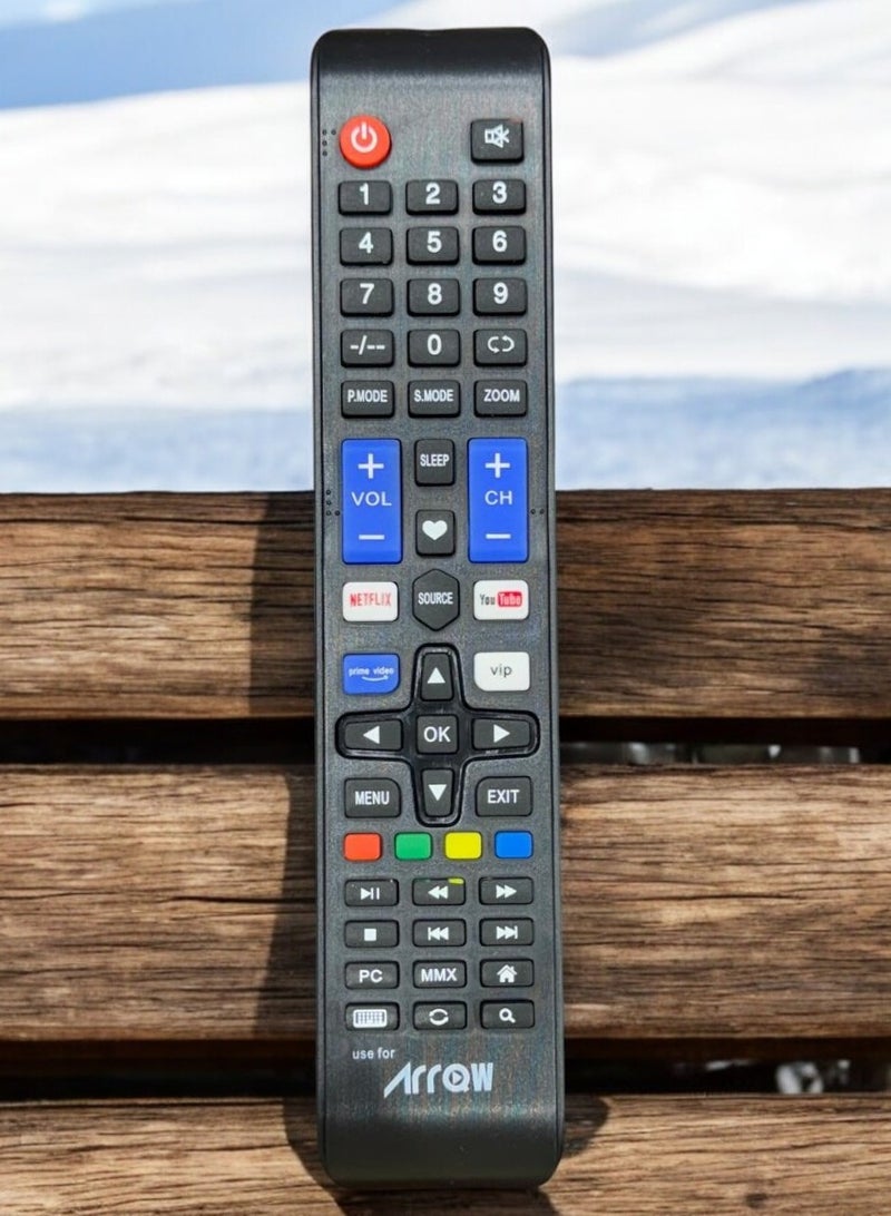 ارو جهاز تحكم عن بعد عالمي للتلفزيون الذكي مزود بأزرار اختصار - Image 4