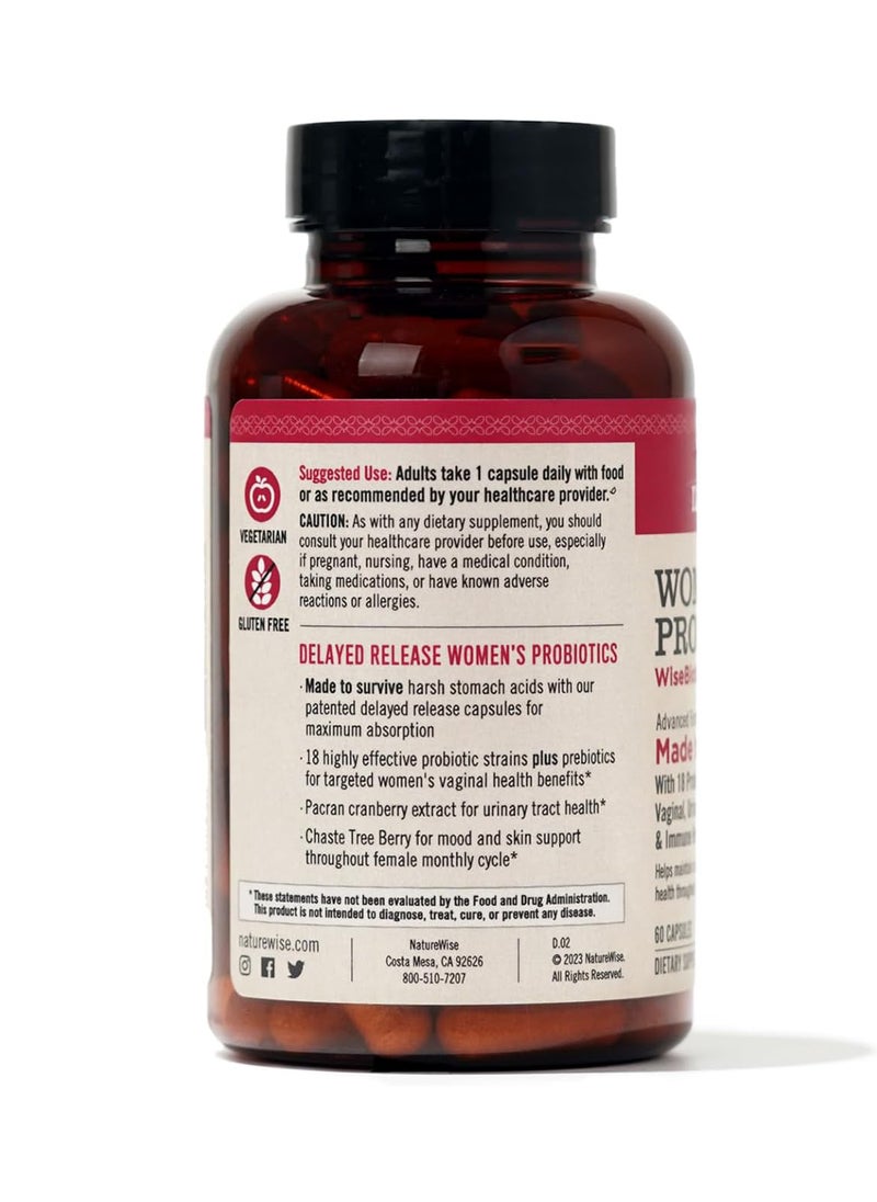NatureWise - Probiotics Timerelease Probiotic Supplement Comparable To 90 Billion Cfu Cranberry And D Mannose For Urinary Digestive And Immune Health Packaging May Vary - Image 1