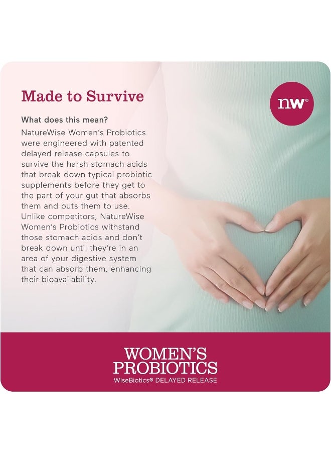NatureWise - NatureWise Women's Probiotics | Time-Release Probiotic Supplement - Image 1