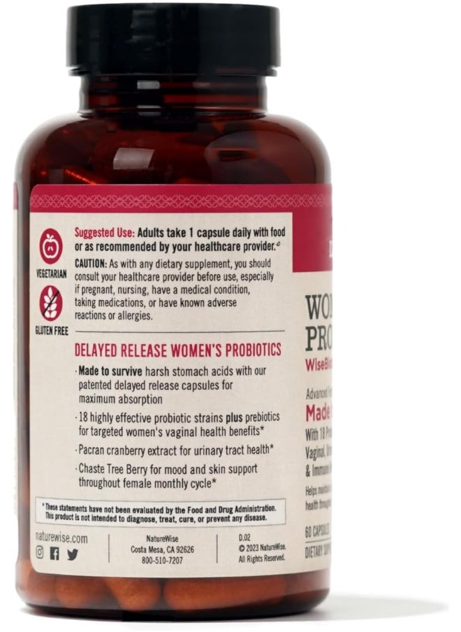NatureWise - NatureWise Women's Probiotics | Time-Release Probiotic Supplement - Image 1