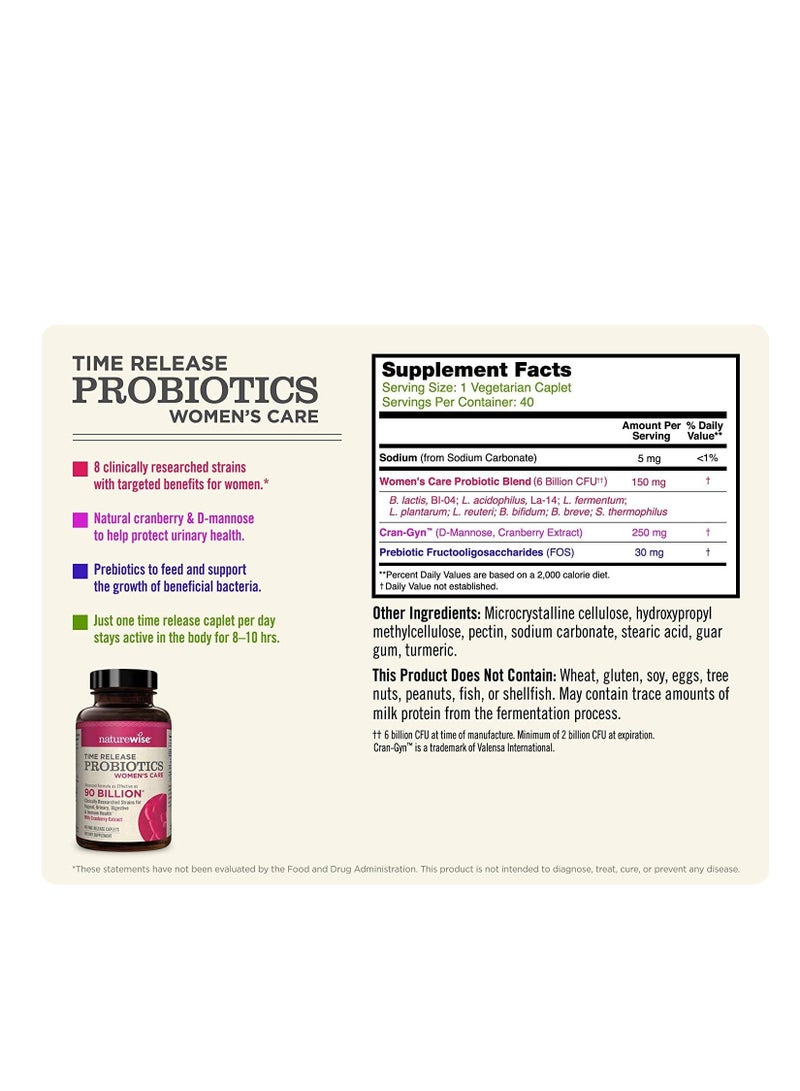 NatureWise Women's Probiotics | Time-Release Probiotic Supplement - Image 2