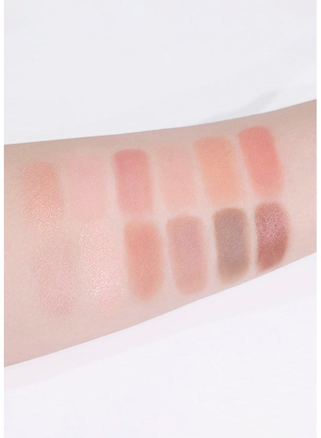 COLORGRAM Pin Point Eyeshadow Palette 01 Peach+Coral= ; Eyeshadow Palette For Daily Makeup, Ultrablendable, Matte, Glitter, Shimmer Shades - Image 4