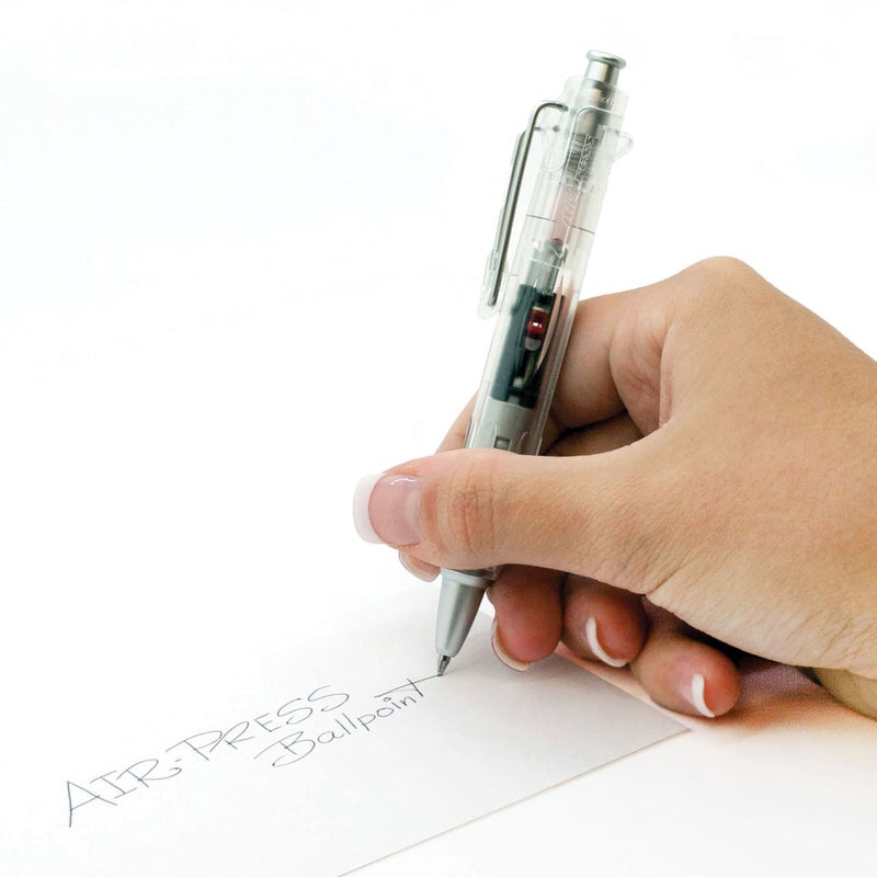 Tombow 56069 AirPress Ballpoint Pen, Clear, 1-Pack - Image 2