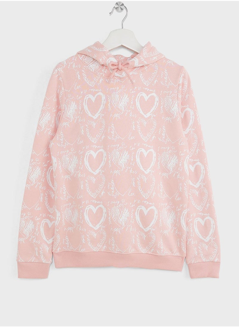 Pinata - Girls All Over Printed Hoodie - Image 1