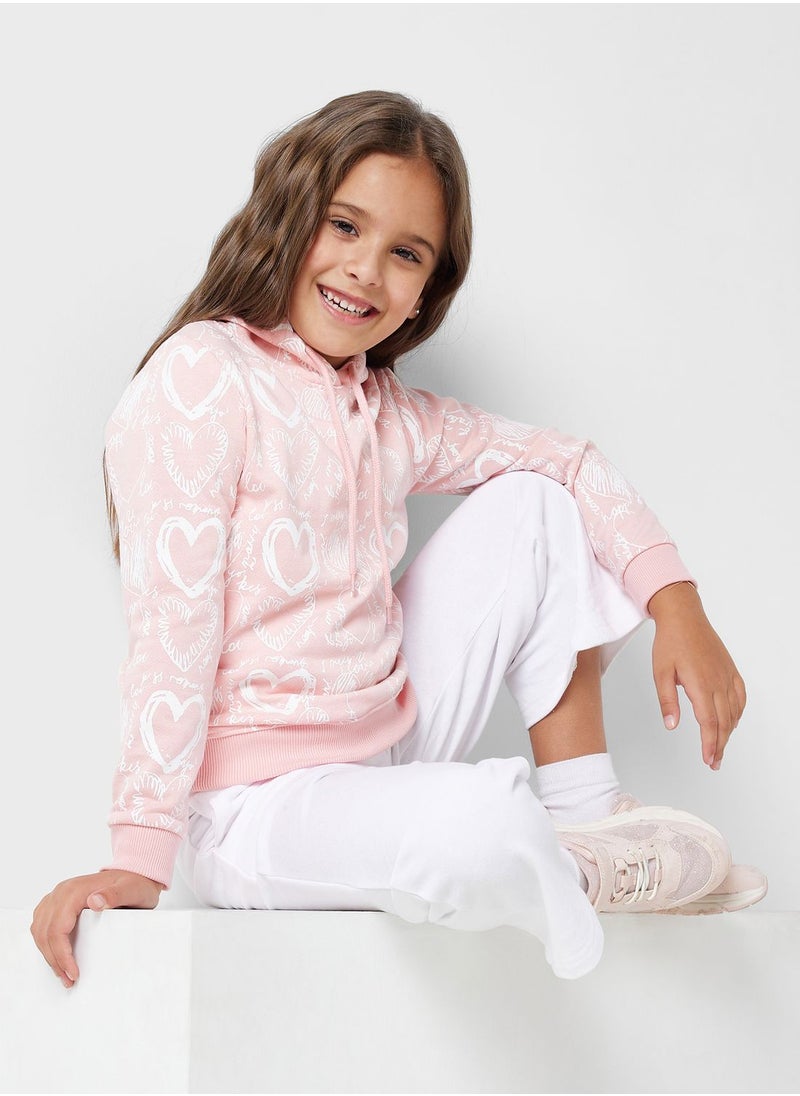 Pinata - Girls All Over Printed Hoodie - Image 1