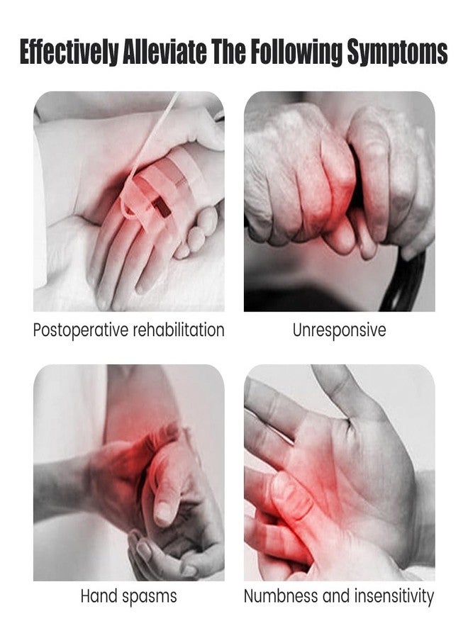 JBMBHC Rehabilitation Robot Gloves for Stroke Recovery Hemiplegia Finger Hand Function Rehabilitation Therapy Arthriti Glove (Left Hand M) - Image 4