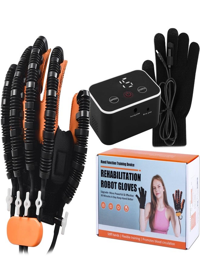 JBMBHC Rehabilitation Robot Gloves for Stroke Recovery Hemiplegia Finger Hand Function Rehabilitation Therapy Arthriti Glove (Left Hand M) - Image 1