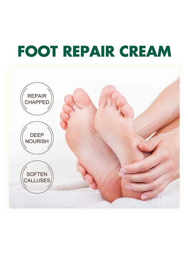 OUHOE Foot Repair Cream 100g, Deeply Moisturized, Soften Remove the Stratum Corneum to Prevent Foot Cracking, for Rough /Thick / Dry /Cracked Skin Foot Moisture Care Cream  - Image 3