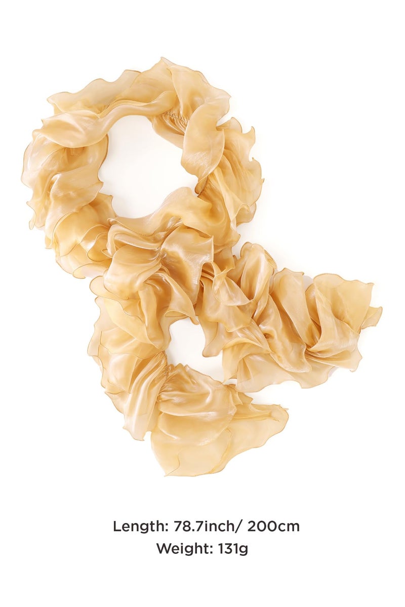 BABEYOND Chandelle Vintage Boa - 200g 6.5ft Gatsby Organza Boa for 1920s Flapper Accessories - Image 2