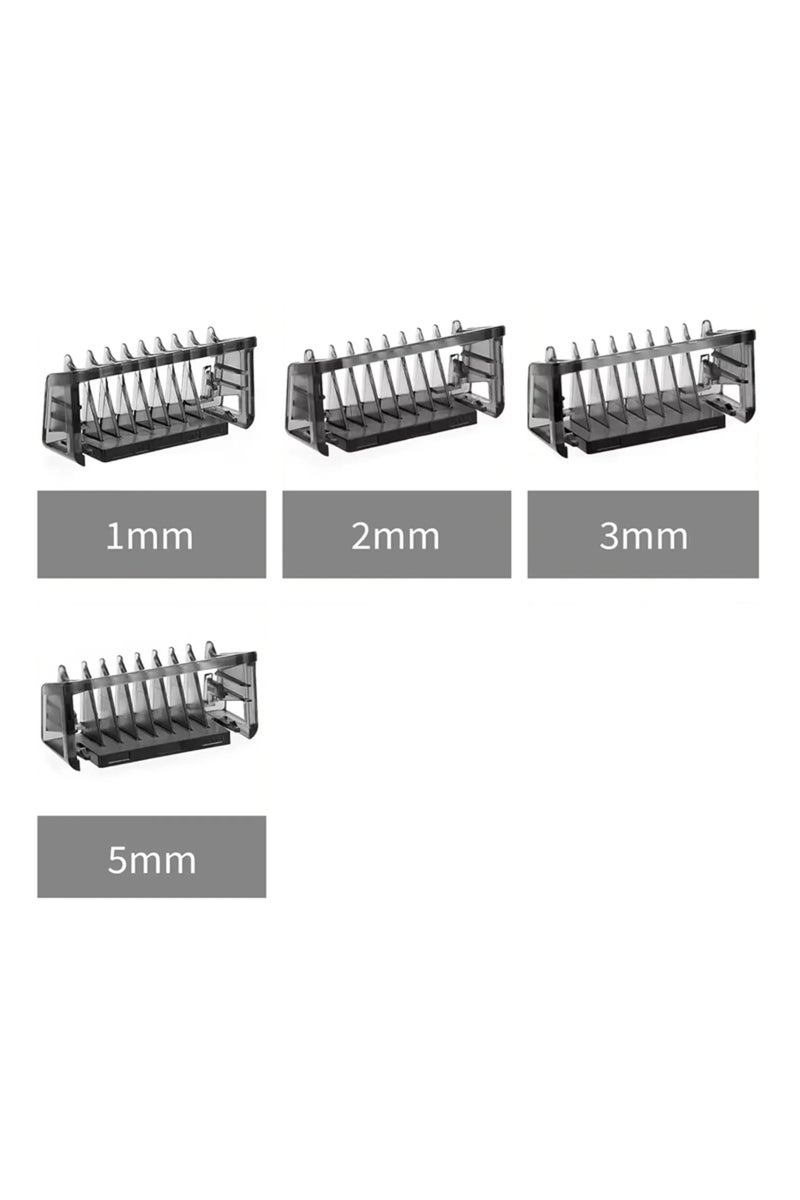 4pcs Replacement 1/2/3/5mm Guide Comb For Philips OneBlade One Blade Shaver QP2520 QP2530 QP2620 Tri