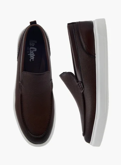 Lee Cooper Men's Textured Slip-On Loafers