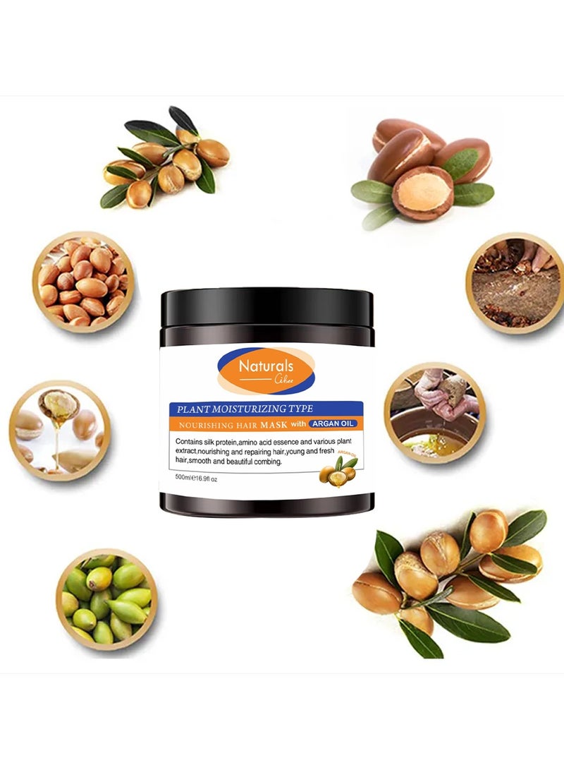 NATURALS Natural hair care set: conditioner + shampoo + mask 500 ml - Image 2