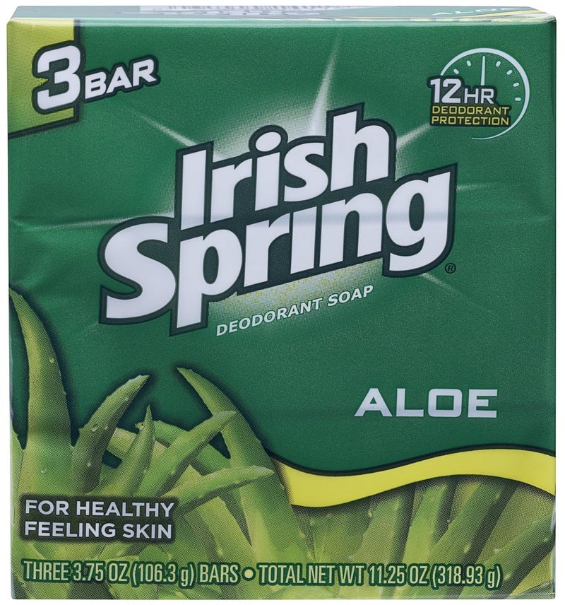 Irish Spring Aloe Deodorant Soap By Irish Spring for Unisex 1125 Ounce