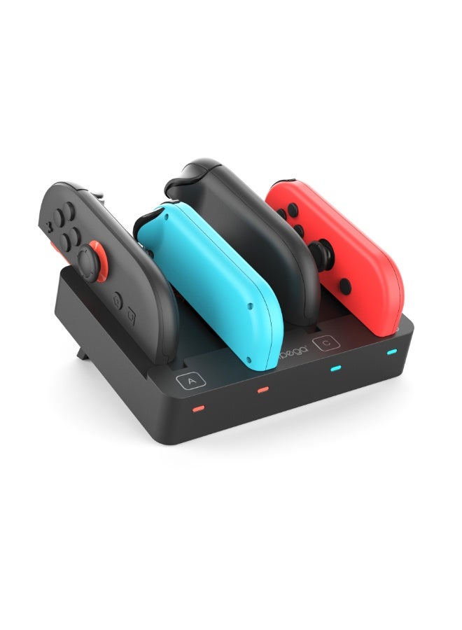 Ipega Switch 2 Left and Right Handle Charging Dock, Universal Switch/OLED, Integrated 8-in-1 Charging Base, 4 Positions Can Simultaneously Charge Switch 1/2 Left and Right Handles - Image 2