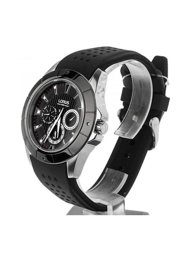LORUS Casual Watch For Men Round Rubber Rp687Ax9 - Image 5