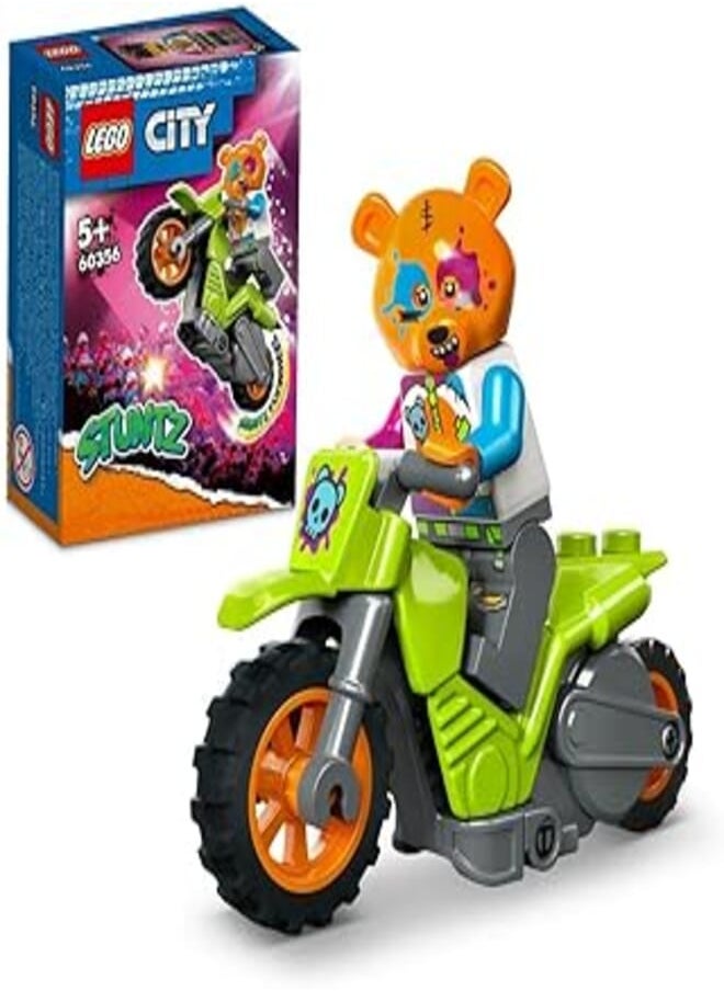 LEGO - LEGO® City Bear Stunt Bike 60356 Building Toy Set (10 Pieces) - Image 1