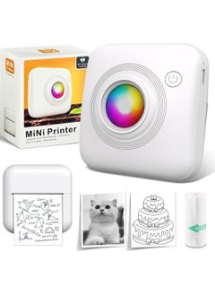 Generic Portable Mini Wireless Thermal Printer, Compatible With IOS And Android, Ink-Free Printing, High-Speed Receipt & Sticker Printer For Photos  - Image 1