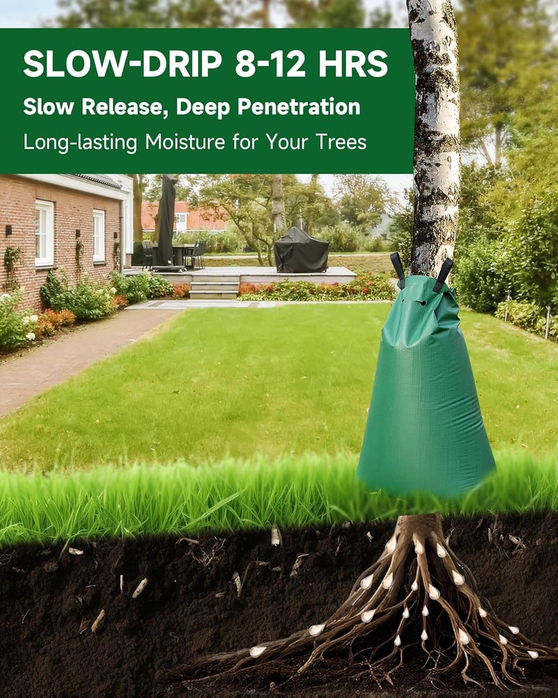TITECK 20 Gallon Tree Watering Bag, Tree Watering Bags Slow Release, Portable Tree Bags for Watering, Great for Newly Plants/Garden/Shrubs (3 Packs) - Image 5