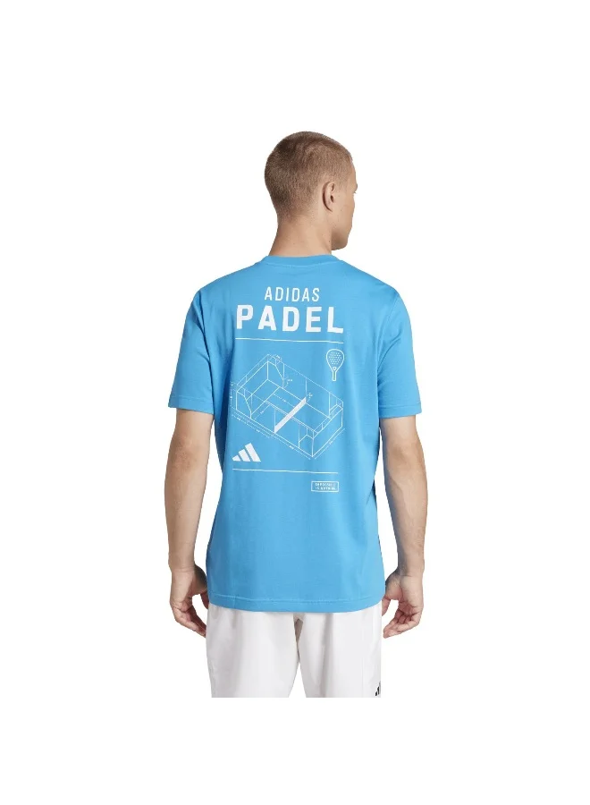 Adidas adidas padel category men graphic t-shirt