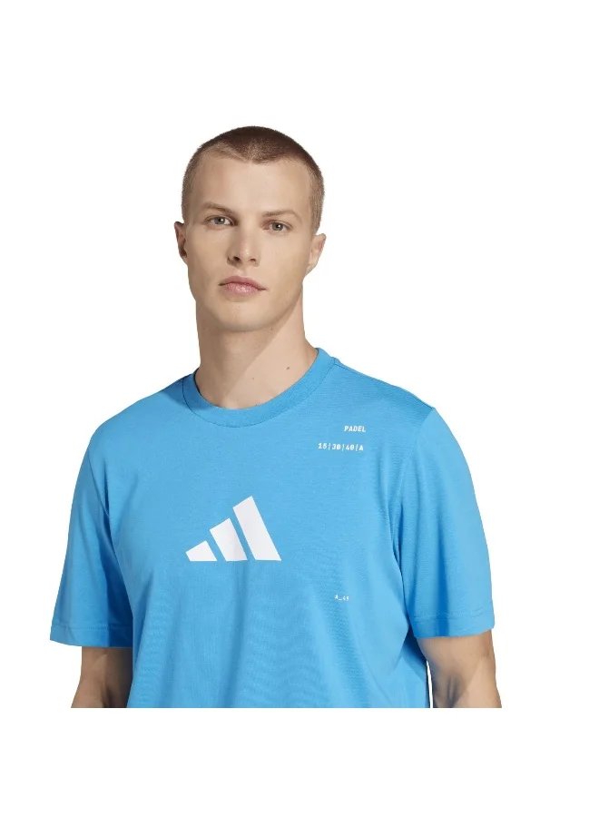 Adidas adidas padel category men graphic t-shirt