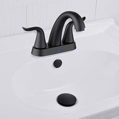 Orhemus Solid Brass Sink Overflow Cap Round Hole Cover for Bathroom Basin, Matte Black Finished - Image 5