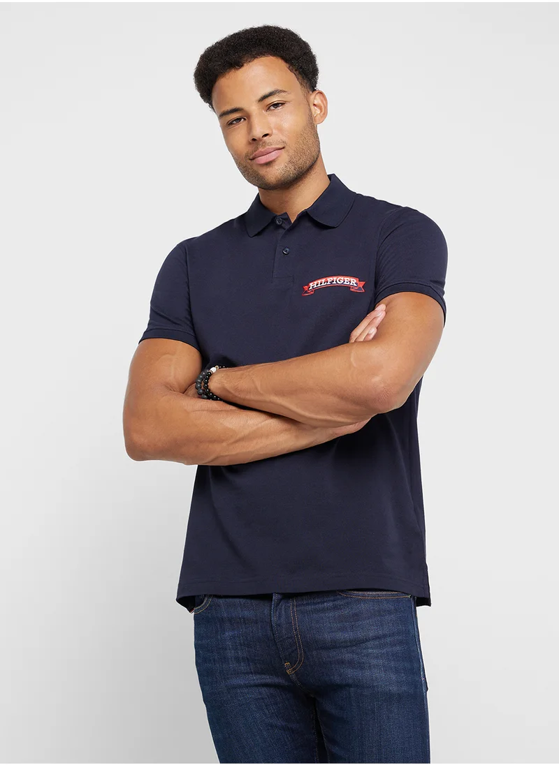 TOMMY HILFIGER Logo Regular Fit Polo Shirt