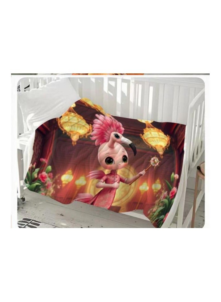 general Children's or student cartoon flannel thin blanket (warm and comfortable, suitable for sleep, games) 100cm*150cm - 918 - Image 3