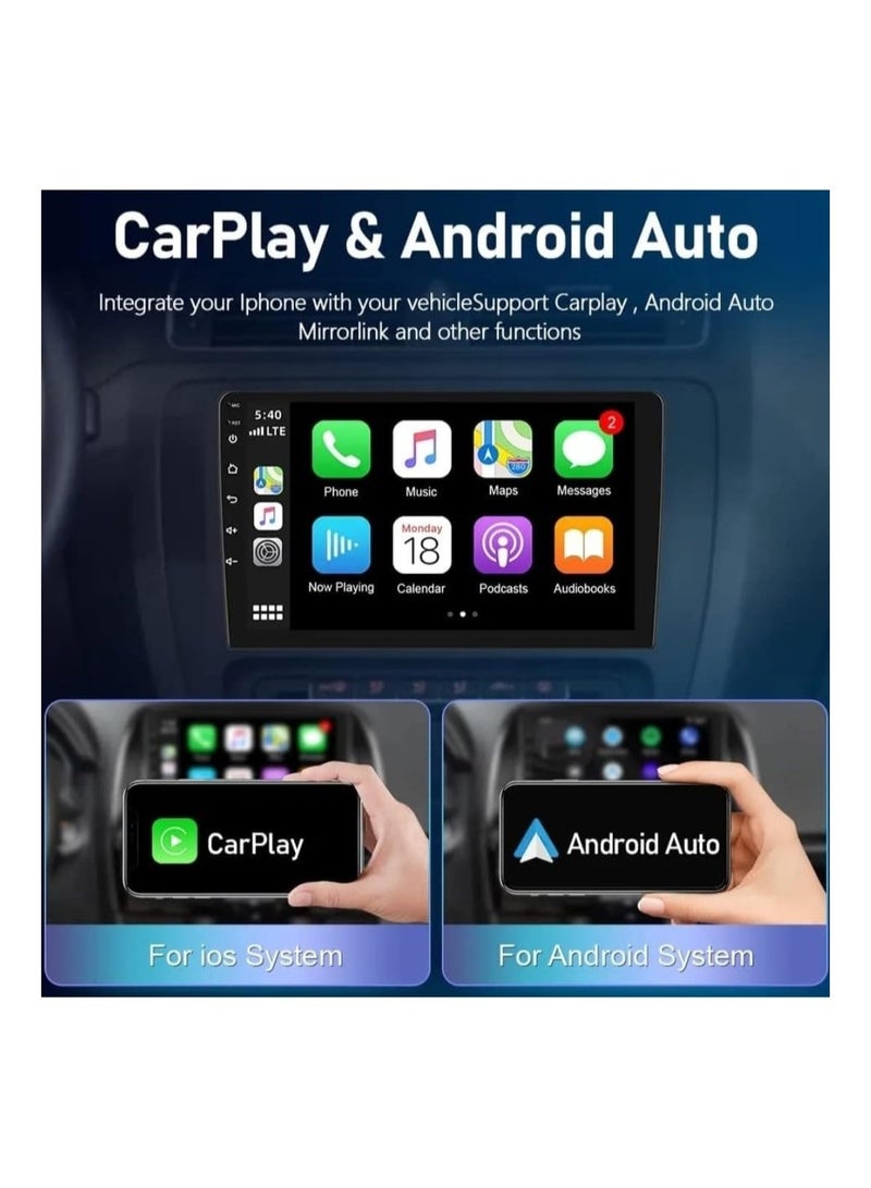 Android Car Stereo Lenovo 2GB RAM 32gb ROM 9 Inch Support Apple Carplay Android Auto Wireless Bluetooth USB Video Audio Playback High Definition Screen