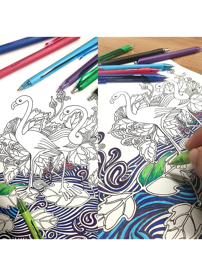 Maxi Super Gel Pen 0.7Mm Box Of 12 Pc Red - Image 4