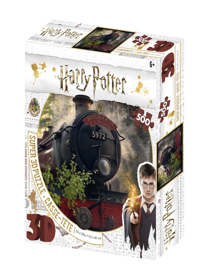 Harry Potter Hogwarts Express 3D Jigsaw Puzzle 500 Piece Multi-Colour - Image 1