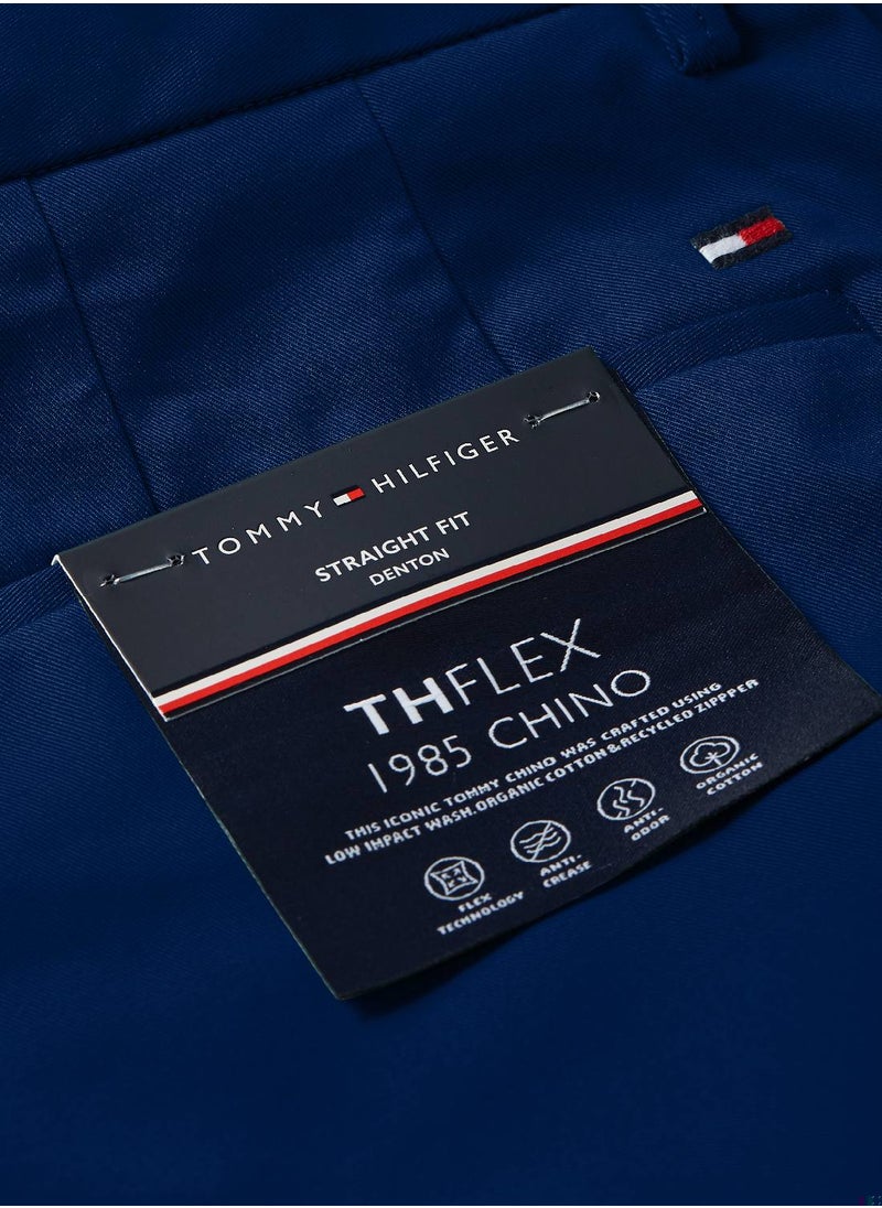 TOMMY HILFIGER - Men's 1985 Collection Denton Chinos - Cotton, Blue - Image 1