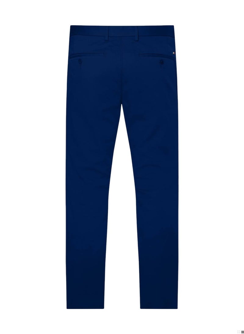 TOMMY HILFIGER - Men's 1985 Collection Denton Chinos - Cotton, Blue - Image 1