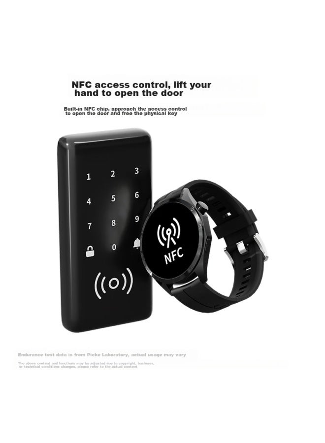 Peak 2s Smart Sports Health Phone Watch For Men And Women, Running Bluetooth Nfc Access Control Heart Rate Monitoring Multifunctional For Middle School, High School Students And Adults, Birthday Gift For Holidays - Image 5