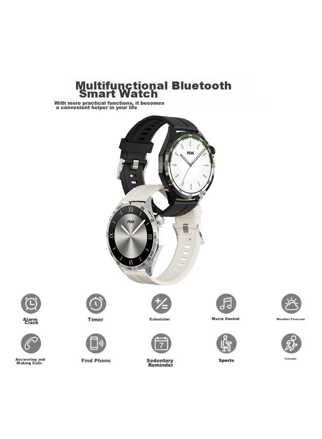 Peak 2s Smart Sports Health Phone Watch For Men And Women, Running Bluetooth Nfc Access Control Heart Rate Monitoring Multifunctional For Middle School, High School Students And Adults, Birthday Gift For Holidays - Image 1