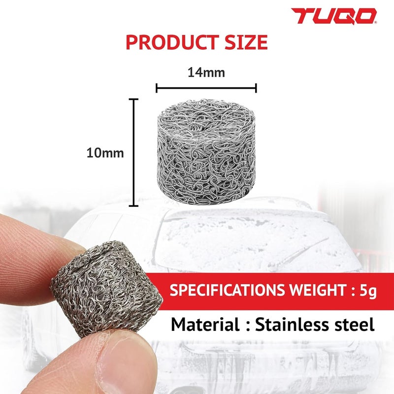 TUQO Foam Lance Replacement Steel Mesh Filter Generator Foam Maker/Mesh Filter for Thicker and More Foam (Pack of 5) - MF02 - Image 2